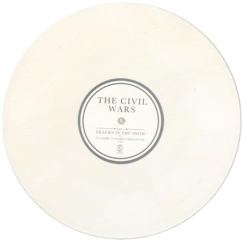 The Civil Wars Tracks In The Snow - White Vinyl - BFRSD11 10" vinyl single (10 inch record) US VKN10TR871015