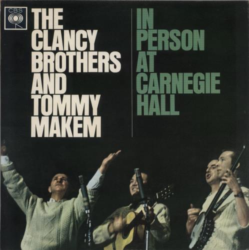 The Clancy Brothers & Tommy Makem In Person At Carnegie Hall vinyl LP album (LP record) UK X4TLPIN873449