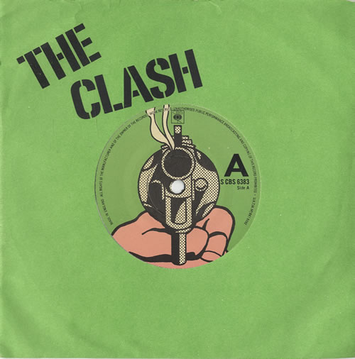 The Clash (White Man) In Hammersmith Palais - Green 7" vinyl single (7 inch record / 45) UK CSH07WH105988