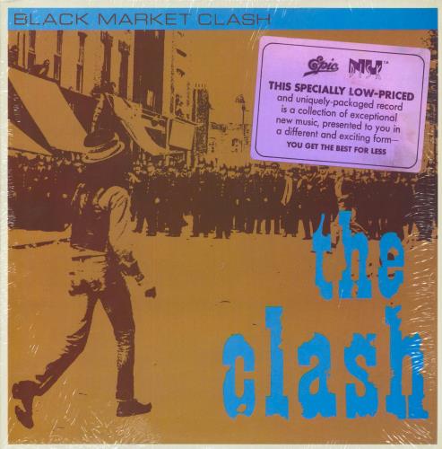 The Clash Black Market Clash - Stickered Shrink 10" vinyl single (10 inch record) US CSH10BL404791