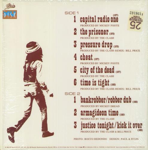 The Clash Black Market Clash - Stickered Shrink 10" vinyl single (10 inch record) US CSH10BL404791