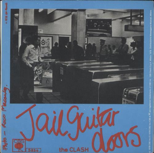 The Clash Clash City Rockers 7" vinyl single (7 inch record / 45) Italian CSH07CL878640