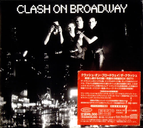 The Clash Clash On Broadway 3-CD album set (Triple CD) Japanese CSH3CCL531589