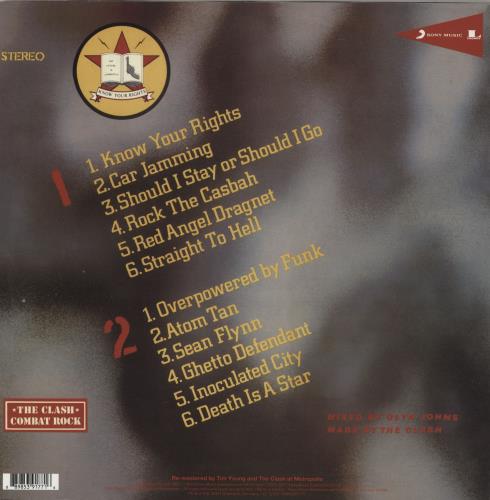 The Clash Combat Rock: Remastered - 180 Gram Black Vinyl vinyl LP album (LP record) UK CSHLPCO756834