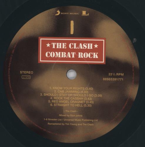 The Clash Combat Rock: Remastered - 180gm Green Vinyl vinyl LP album (LP record) UK CSHLPCO830874