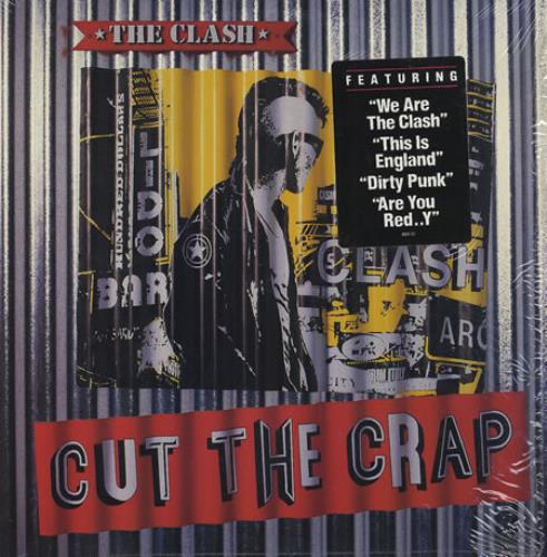 The Clash Cut The Crap vinyl LP album (LP record) US CSHLPCU239312