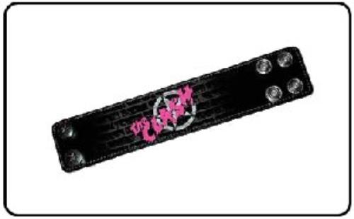 The Clash Embossed Logo Wristband memorabilia UK CSHMMEM355700