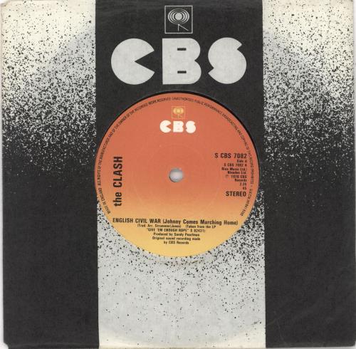 The Clash English Civil War 7" vinyl single (7 inch record / 45) UK CSH07EN722079