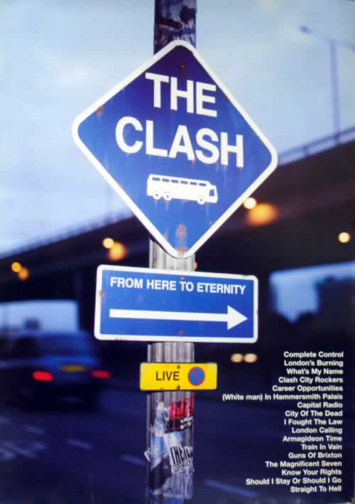 The Clash From Here To Eternity poster UK CSHPOFR618860