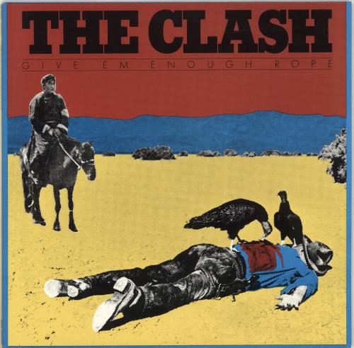 The Clash Give 'Em Enough Rope - Withdrawn Sleeve vinyl LP album (LP record) US CSHLPGI691320