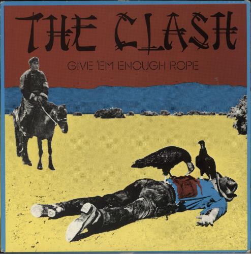 The Clash Give 'Em Enough Rope vinyl LP album (LP record) UK CSHLPGI253940
