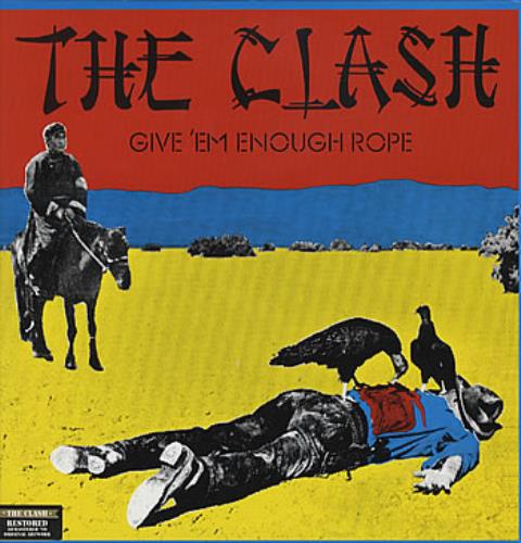 The Clash Give 'Em Enough Rope vinyl LP album (LP record) UK CSHLPGI317149