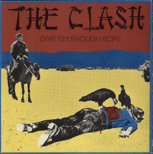 The Clash Give 'Em Enough Rope vinyl LP album (LP record) New Zealand CSHLPGI879153