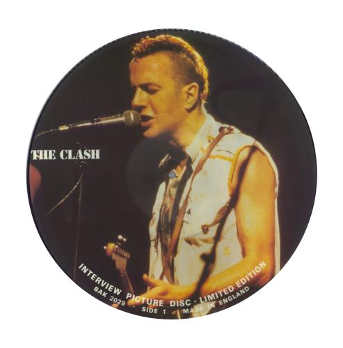 The Clash Interview Picture Disc picture disc LP (vinyl picture disc album) UK CSHPDIN857628
