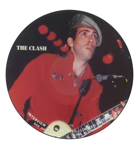 The Clash Interview Picture Disc picture disc LP (vinyl picture disc album) UK CSHPDIN857628