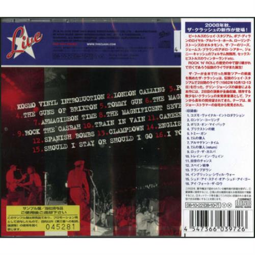 The Clash Live At Shea Stadium CD album (CDLP) Japanese CSHCDLI453045
