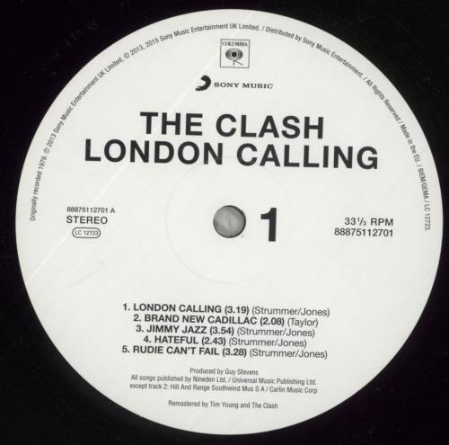 The Clash London Calling - 180gm - EX 2-LP vinyl record set (Double LP Album) UK CSH2LLO862879
