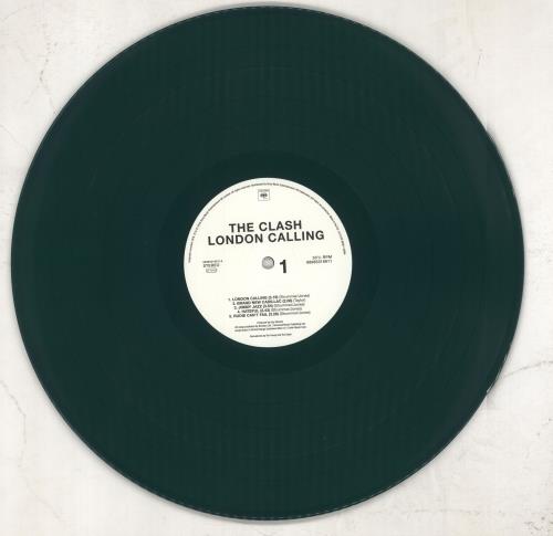 The Clash London Calling - Green & Pink Vinyl 2-LP vinyl record set (Double LP Album) UK CSH2LLO707121