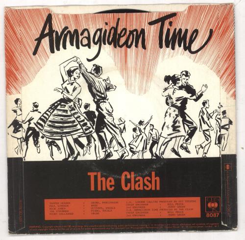 The Clash London Calling - Green - EX 7" vinyl single (7 inch record / 45) UK CSH07LO737016