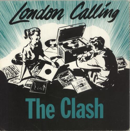 The Clash London Calling - Green 7" vinyl single (7 inch record / 45) UK CSH07LO618476