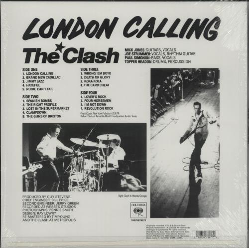 The Clash London Calling - Limited Special Sleeve 2-LP vinyl record set (Double LP Album) UK CSH2LLO758452