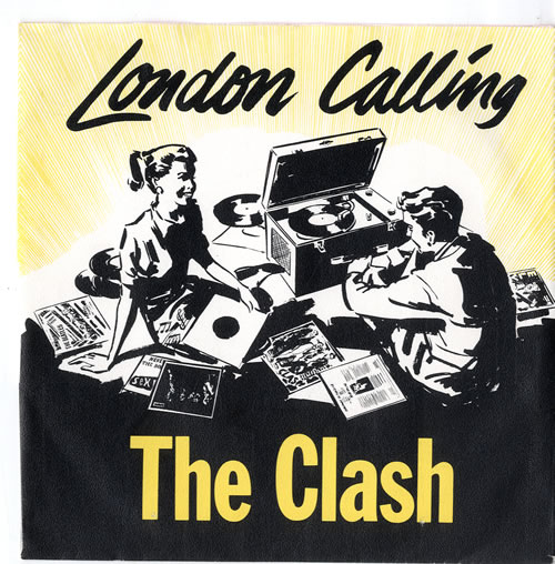 The Clash London Calling - Yellow 7" vinyl single (7 inch record / 45) Dutch CSH07LO106222