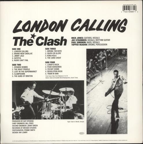 The Clash London Calling 2-LP vinyl record set (Double LP Album) US CSH2LLO322066