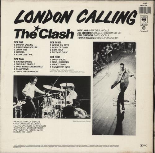 The Clash London Calling 2-LP vinyl record set (Double LP Album) Dutch CSH2LLO340632