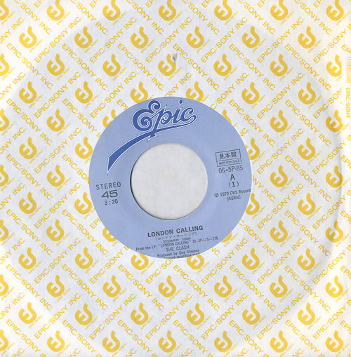 The Clash London Calling 7" vinyl single (7 inch record / 45) Japanese CSH07LO577681