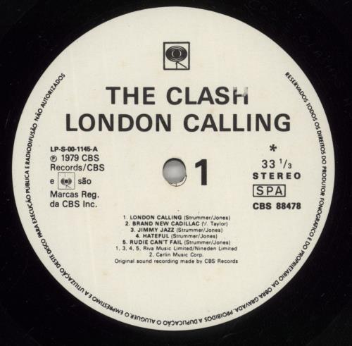 The Clash London Calling 2-LP vinyl record set (Double LP Album) Portuguese CSH2LLO873392