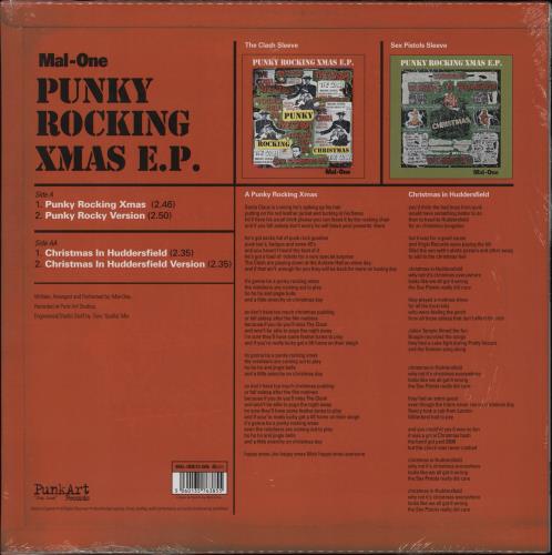 The Clash Punky Rocking Xmas EP - CLASH sleeve & art print 12" vinyl single (12 inch record / Maxi-single) UK CSH12PU879074