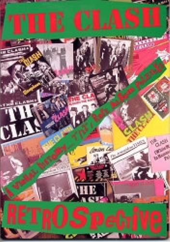 The Clash Retrospective book UK CSHBKRE141297