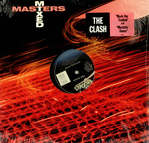 The Clash Rock The Casbah - Stickered shrink 12" vinyl single (12 inch record / Maxi-single) US CSH12RO258083
