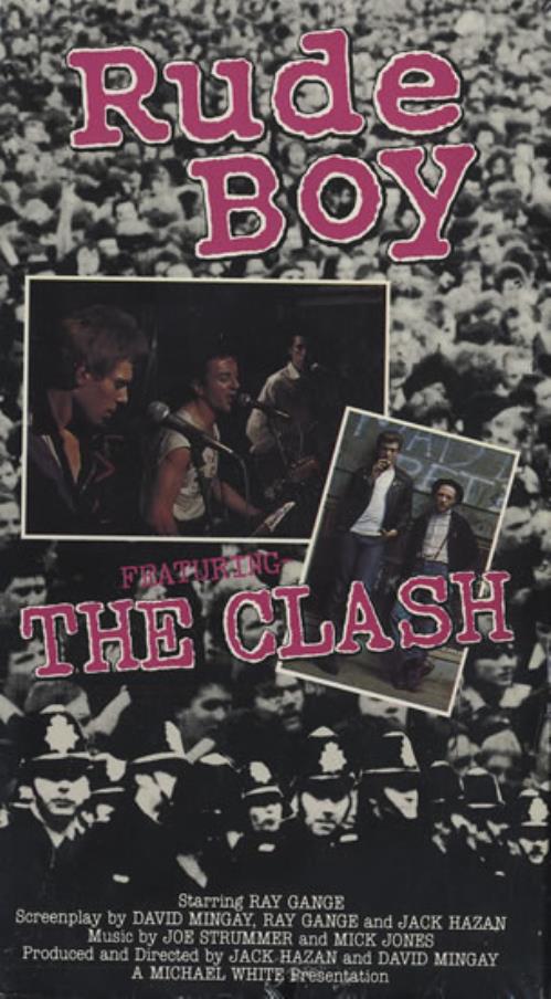 The Clash Rude Boy video (VHS or PAL or NTSC) US CSHVIRU465139
