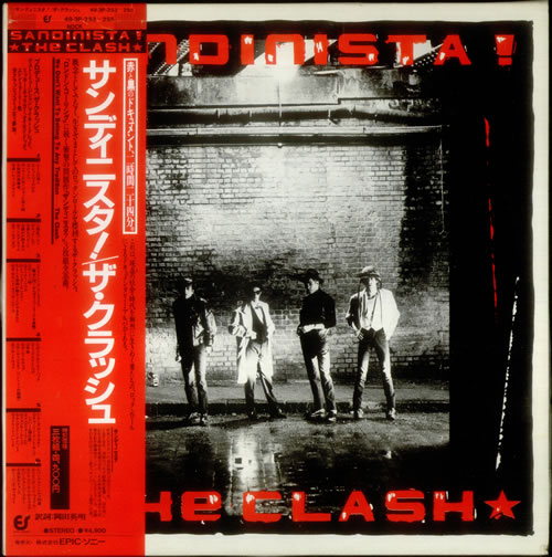 The Clash Sandinista! 3-LP vinyl record set (Triple LP Album) Japanese CSH3LSA549061
