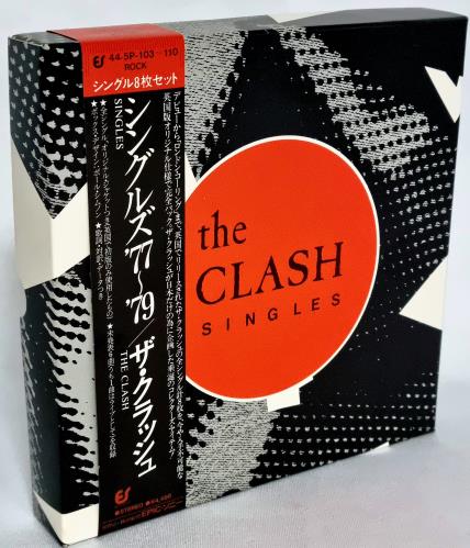 The Clash Singles + obi box set Japanese CSHBXSI21740