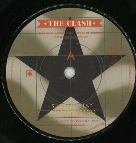 The Clash Straight To Hell 7" vinyl single (7 inch record / 45) UK CSH07ST184406