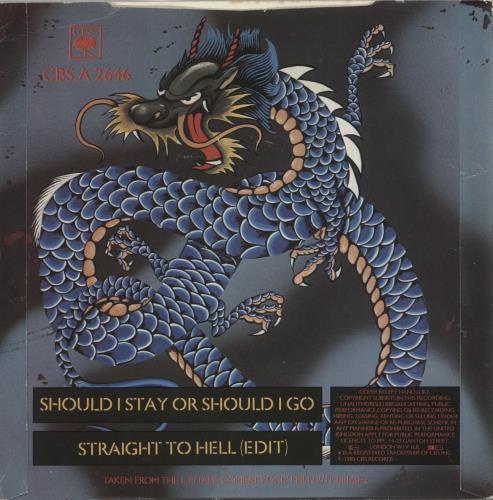 The Clash Straight To Hell 7" vinyl single (7 inch record / 45) UK CSH07ST184406