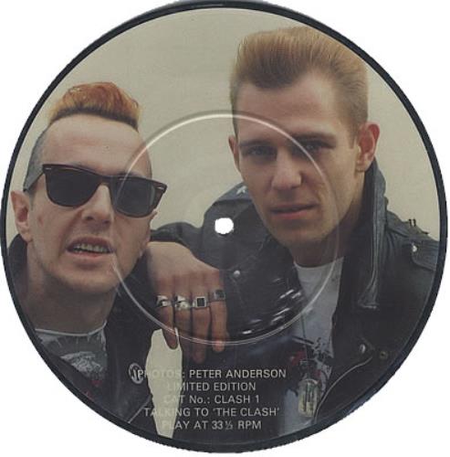 The Clash Talking To The Clash 7" vinyl picture disc (7 inch picture disc single) UK CSH7PTA125711