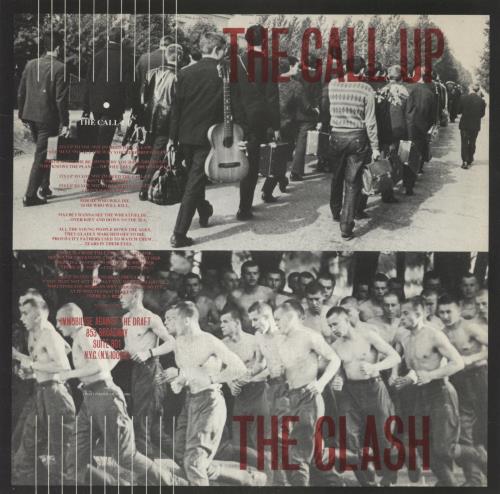 The Clash The Call Up - EX 7" vinyl single (7 inch record / 45) UK CSH07TH106249