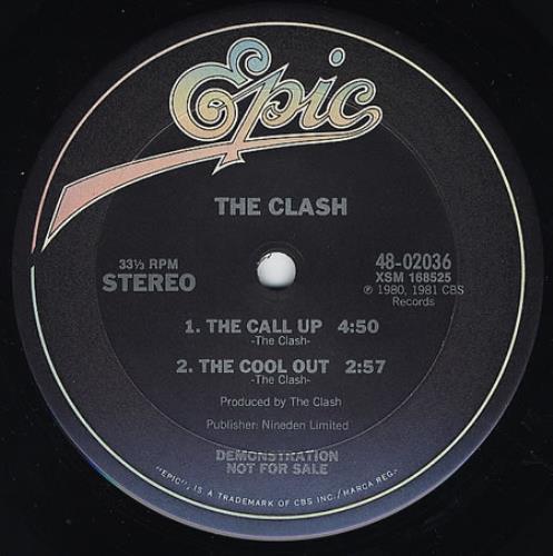 The Clash The Call Up 12" vinyl single (12 inch record / Maxi-single) US CSH12TH102263