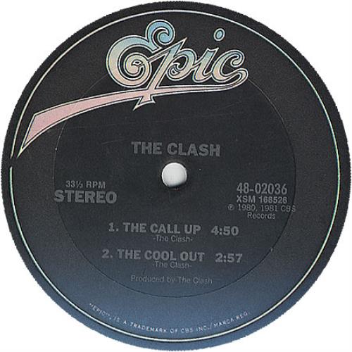 The Clash The Call Up 12" vinyl single (12 inch record / Maxi-single) US CSH12TH141540