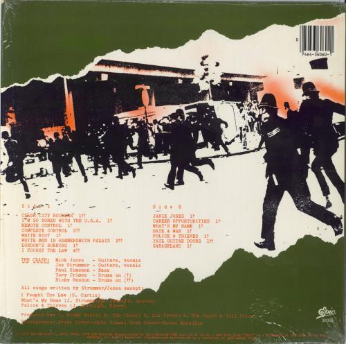 The Clash The Clash + 7" vinyl LP album (LP record) US CSHLPTH797926