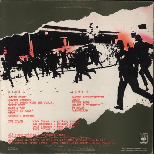 The Clash The Clash - 1st - VG vinyl LP album (LP record) UK CSHLPTH684892
