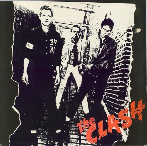 The Clash The Clash - graduated orange label - VG vinyl LP album (LP record) UK CSHLPTH793088