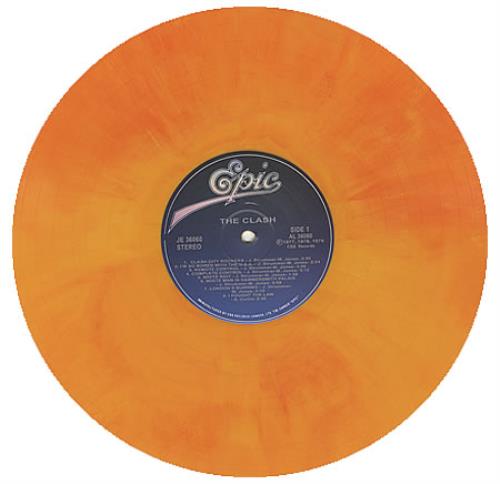 The Clash The Clash - Marbled Orange Vinyl vinyl LP album (LP record) Canadian CSHLPTH375089