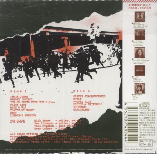The Clash The Clash CD album (CDLP) Japanese CSHCDTH370784