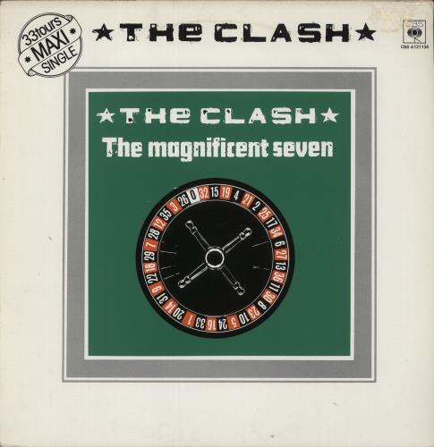 The Clash The Magnificent Seven 12" vinyl single (12 inch record / Maxi-single) French CSH12TH314781