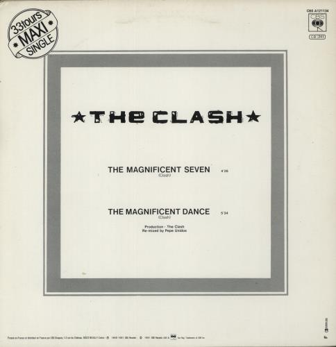 The Clash The Magnificent Seven 12" vinyl single (12 inch record / Maxi-single) French CSH12TH314781