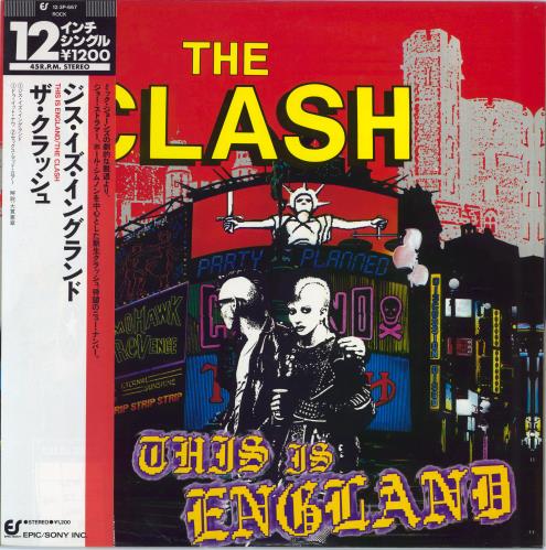 The Clash This Is England 12" vinyl single (12 inch record / Maxi-single) Japanese CSH12TH153742